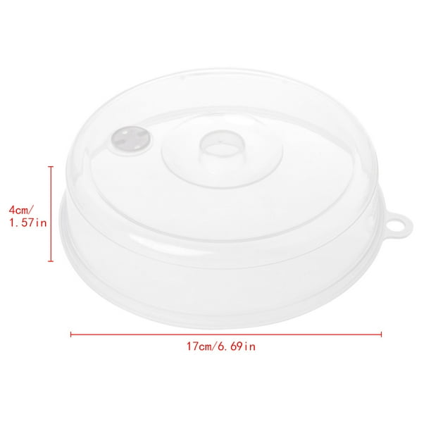 Plastic Microwave Plate Cover Clear Steam Vent Splatter Lid Food Dish Kitchen Plastic Microwave Plate Cover Clear Steam Vent Splatter Lid Food Dish Kitchen